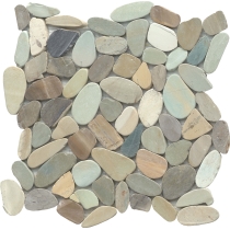 VENETIAN PEBBLES - 2X2/12X12, PASTEL FLAT, SATIN